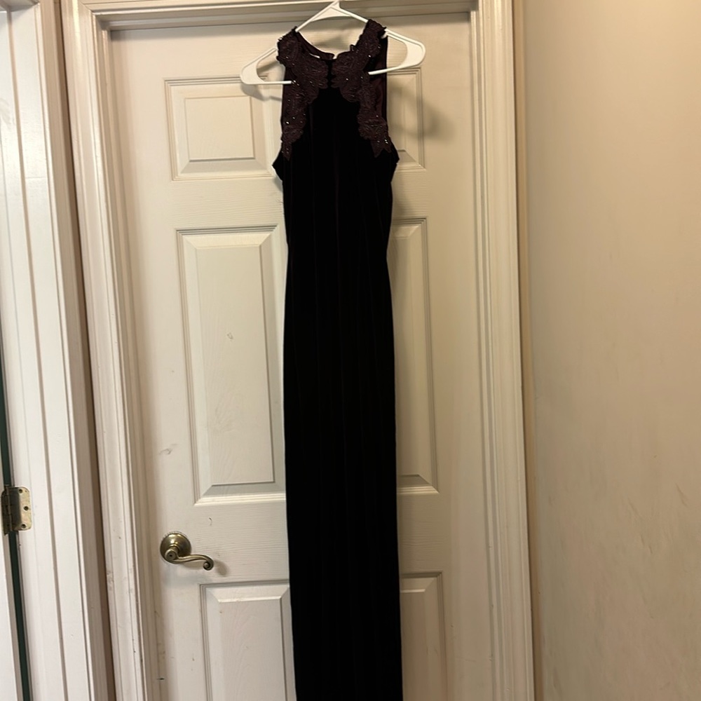 Purple velvet dress, size 7/8